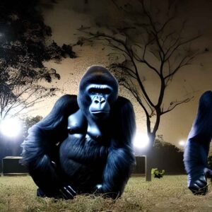 two gorillas